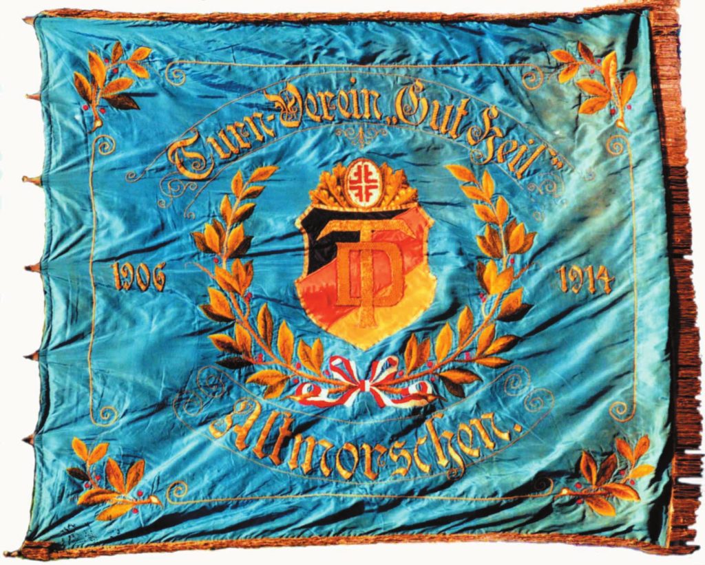 Die Vereinsfahne: Vorderseite