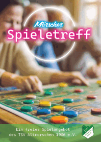 Flyer Mörscher Spieletreff